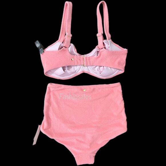 Victorias Secret Set Wicked Push Up without padding terry Bikini Top & Bottom - Picture 3 of 12